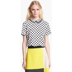 Kate Spade New York Sierra Apple Silk Blouse